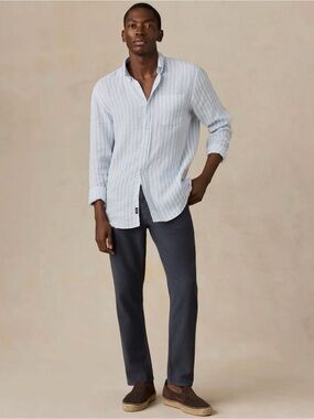 Faherty Men's Stretch Terry 5 Pocket Pant 32x30